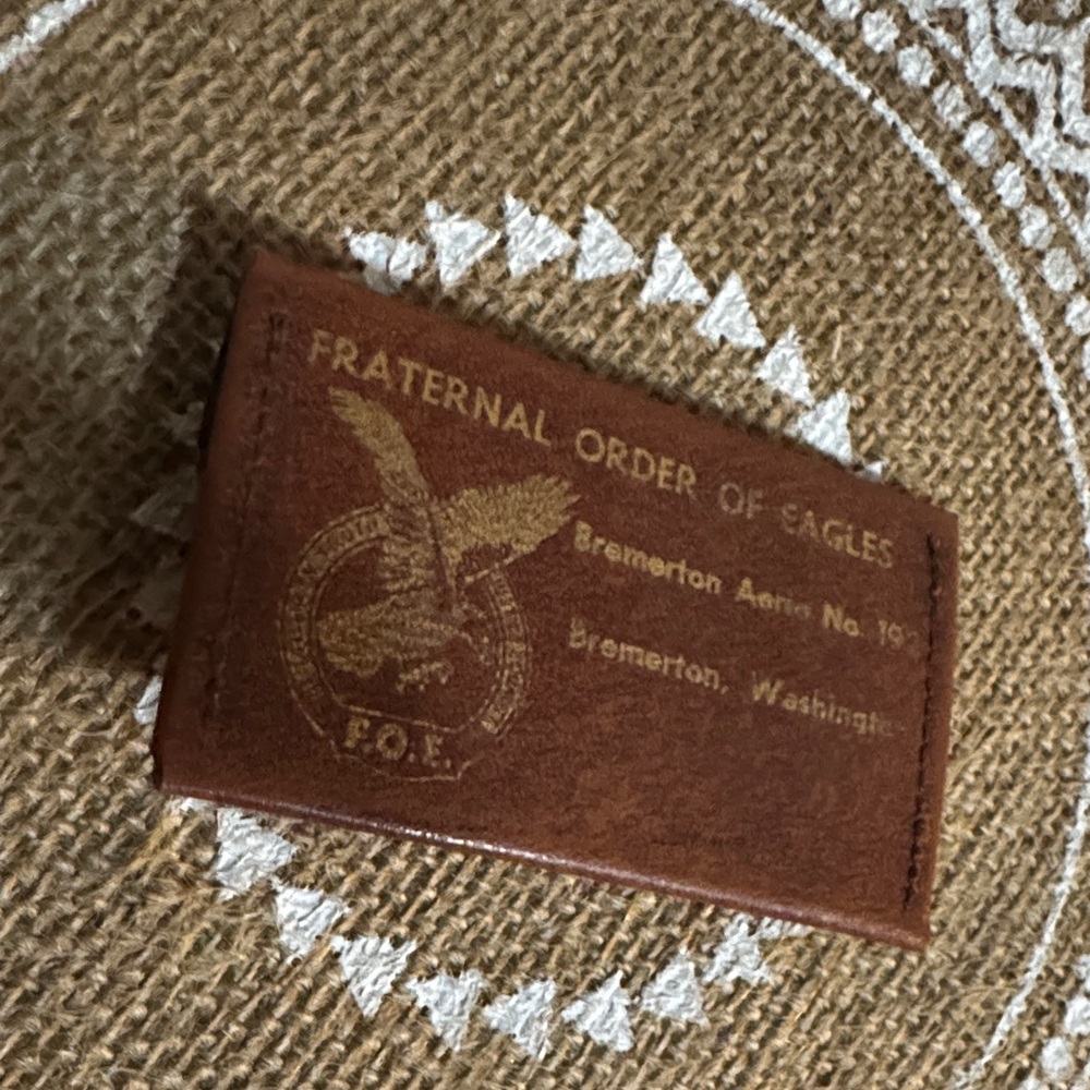 VTG 1963 Fraternal Order of Eagles Member Card